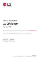 LG CineBeam PF510Q Manual Del Usuario