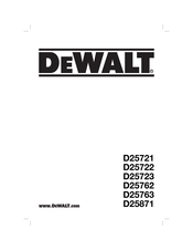 DeWalt D25762K Traducido De Las Instrucciones Originales