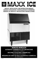 Maxx Ice MIM250 Manual De Instalación E Instrucciones