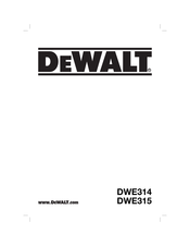 DeWalt DWE314 Traducido De Las Instrucciones Originales