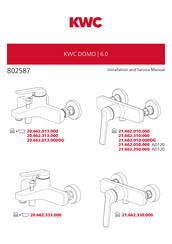 KWC DOMO | 6.0 21.662.050.000 AD120 Manual De Instalación Y Servicio