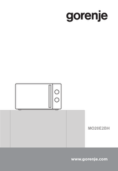 Gorenje MO20E2BH Instrucciones Para El Uso