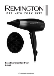 Remington Rose Shimmer D5305 Manual Del Usuario