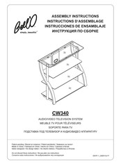 Bell'O CW340 Instrucciones De Ensamblaje