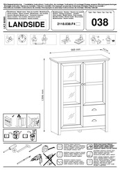 trendteam LANDSIDE 2118.038.F4 Instrucciones De Montaje