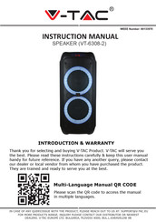 V-TAC 8980 Manual De Instrucciones