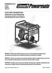 Coleman Powermate PM0525312.01 Manual Del Usuario