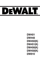 DeWalt DW451 Manual Del Usuario