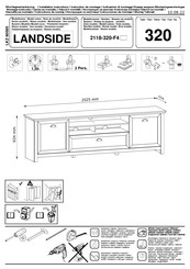 trendteam LANDSIDE 2118-320-F4 Instrucciones De Montaje