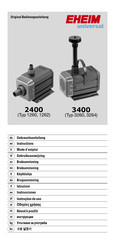 EHEIM universal 3400 Manual De Instrucciones