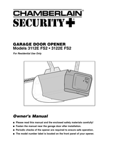 Chamberlain SECURITY+ 3112E FS2 Manual Del Propietário