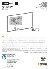 OMNI mount OE120IW Guia Del Usuario