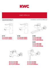 KWC VITA 2.0 A240 11.512.103.000 Manual De Instalación Y Servicio