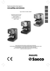 Philips Saeco Poemia HD8327 Instrucciones De Uso