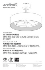 Artika FAN-AIR-HD2BL Manual De Instrucciones