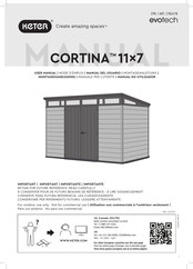 Keter CORTINA 11x7 Manual Del Usuario