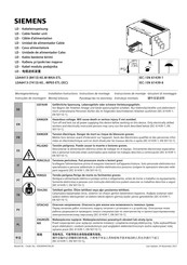 Siemens LDA4413-KE M-WKA-ETL Serie Instrucciones De Montaje