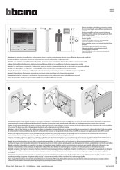 Bticino 344643 Manual Del Usuario