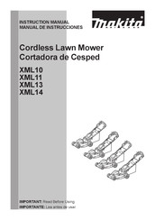 Makita XML10 Serie Manual De Instrucciones