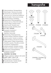 Hansgrohe 27389 Serie Modo De Empleo/Instrucciones De Montaje