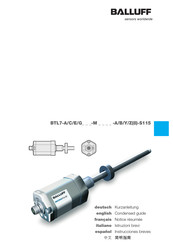 Balluff BTL7-A/C/E/G-M Serie Instrucciones Breves