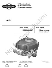 Briggs & Stratton Professional 310000 Manual Del Operario