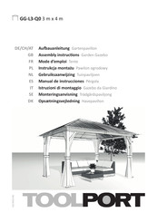 toolport GG-L3-Q0 3 m x 4 m Manual De Instrucciones