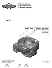 Briggs & Stratton E Serie Manual Del Operario