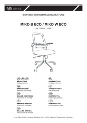 hjh OFFICE MIKO W ECO 719255 Instrucciones De Montaje