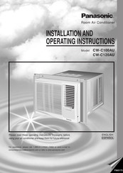 Panasonic CW-C120AU Instrucciones De Instalación Y Funcionamiento