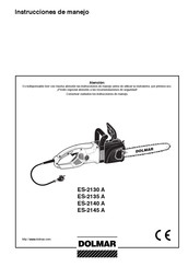 Dolmar ES-2140 AKX Instrucciones De Manejo