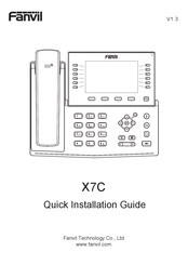 Fanvil X7C Guía De Instalación Rápida