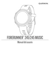 Garmin FORERUNNER 245 Manual Del Usuario