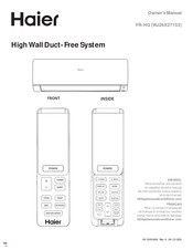 Haier YR-HQ Manual Del Propietário