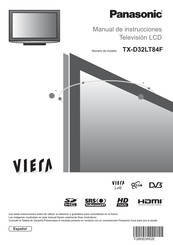 Panasonic VIERA TX-D32LT84F Manual De Instrucciones