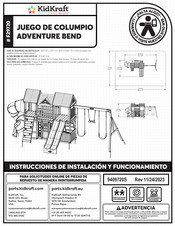 KidKraft ADVENTURE BEND F29720 Instrucciones De Instalación Y Funcionamiento