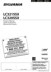 Sylvania LC321SSX Manual Del Usuario