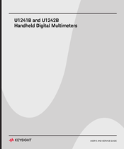 Keysight U1241B Guía Del Usuario Y Servicios