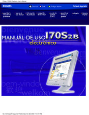 Philips 170S2B Manual De Uso