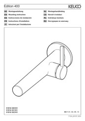 KEUCO Edition 400 51516 031101 Instrucciones De Instalación