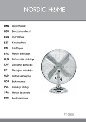 Nordic Home FT-560 Manual Del Usuario