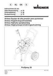 WAGNER ProSpray 26 Instrucciones De Uso