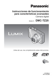 Panasonic LUMIX DMC-TZ25EG Instrucciones De Funcionamiento Para Características Avanzadas