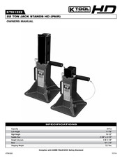 K Tool International KTI61222 Manual Del Propietário