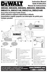 DeWalt DWE402K Manual De Instrucciones