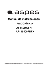 Aspes AF145500FNF Manual De Instrucciones