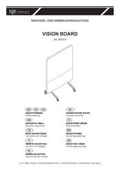 hjh OFFICE VISION BOARD 891014 Instrucciones De Montaje