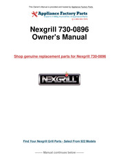 Nexgrill 730-0896 Instrucciones De Asamblea