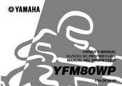 Yamaha YFM80WP Manual Del Propietário