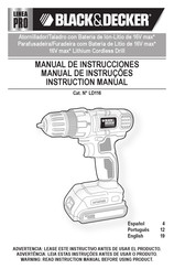 Black and Decker LD116-B3 Manual De Instrucciones